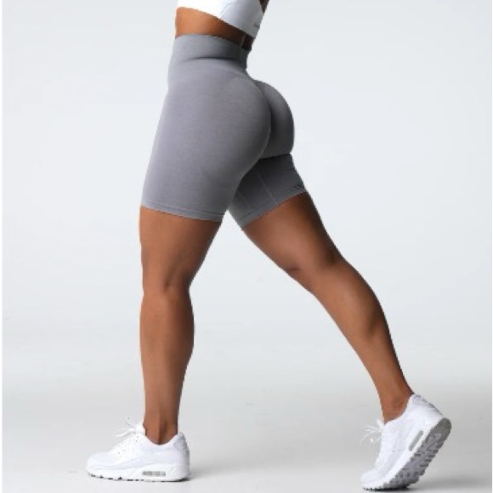 NWT new NVGTN XS gray activewear / gym shorts  - high waist.